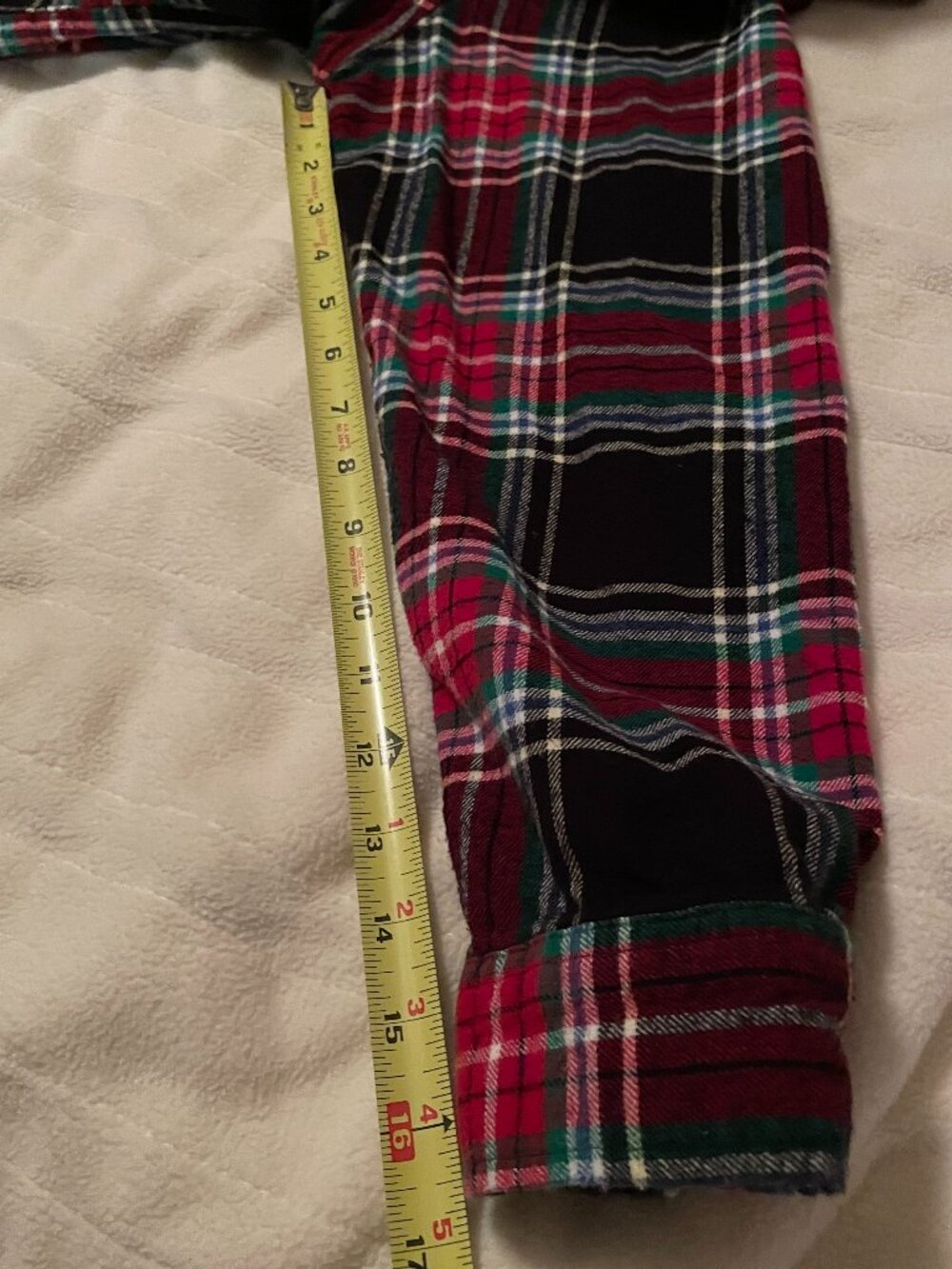 Croft and Barrow Plaid Flannel Shirt Button Down Women's XL (RUNS SMALLER) - Picture 9 of 11